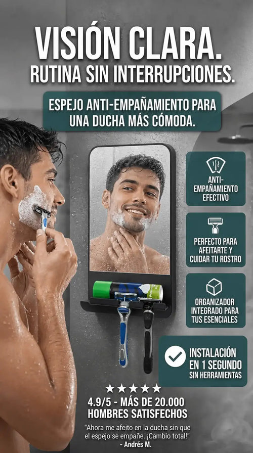 ESPEJO ANTI-EMPAÑAMIENTO CLEARVIEW