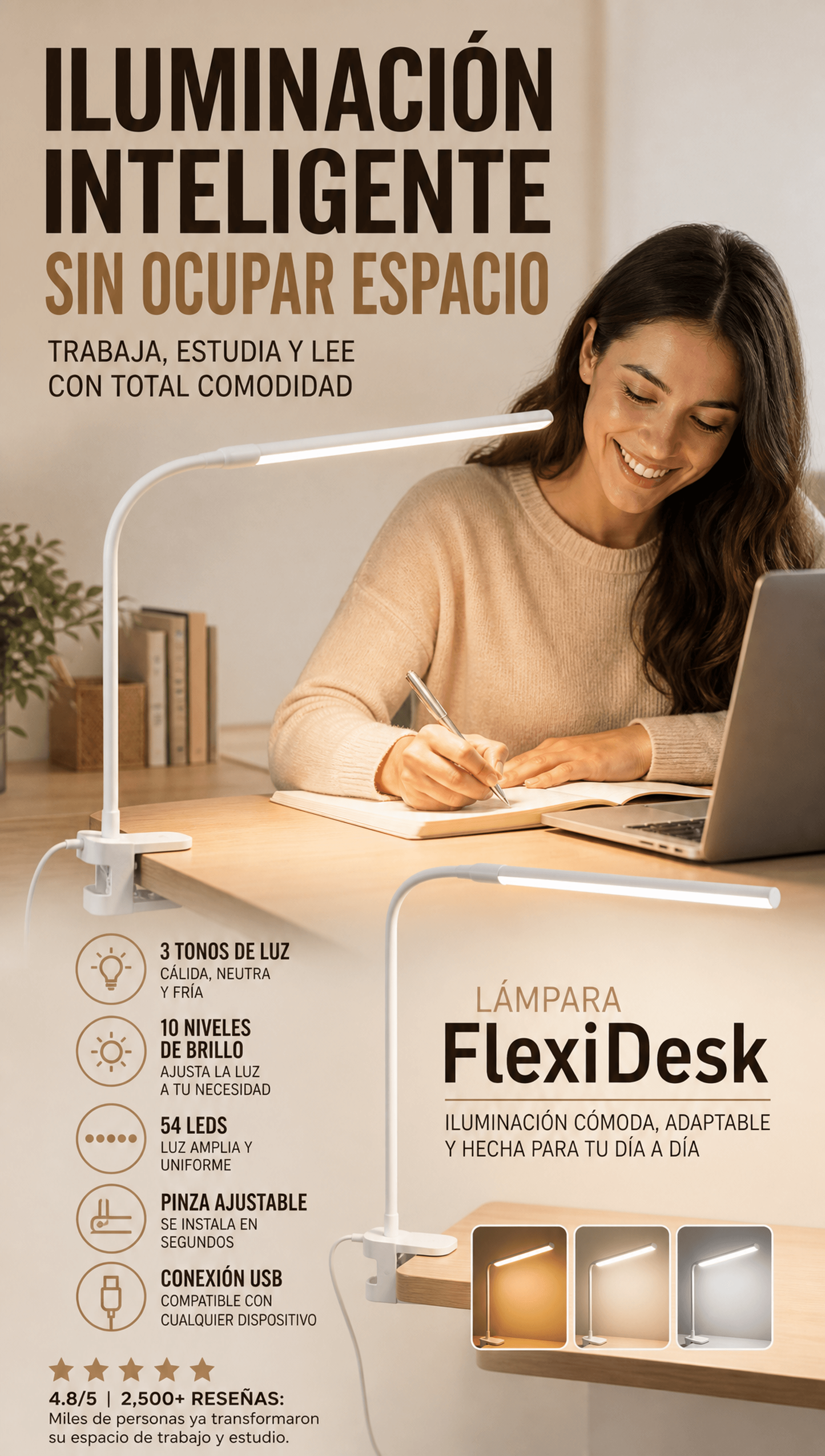 LÁMPARA FLEXI DESK
