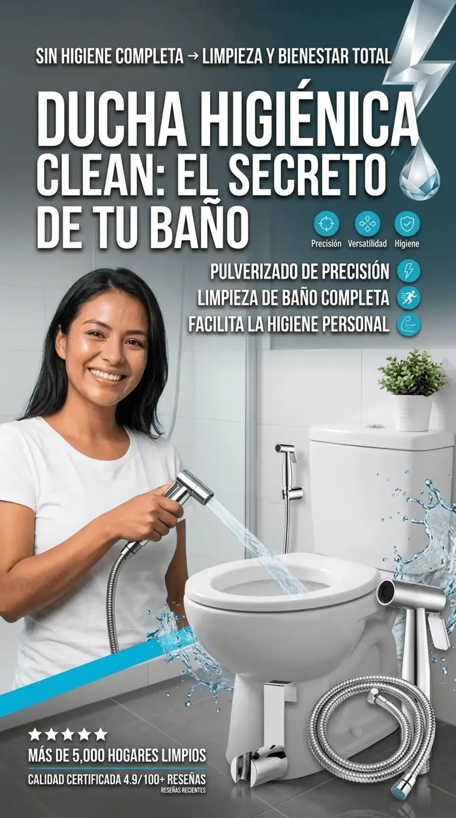 DUCHA HIGIÉNICA CLEAN