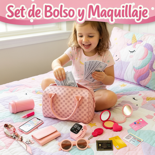 SET DE BOLSO Y MAQUILLAJE
