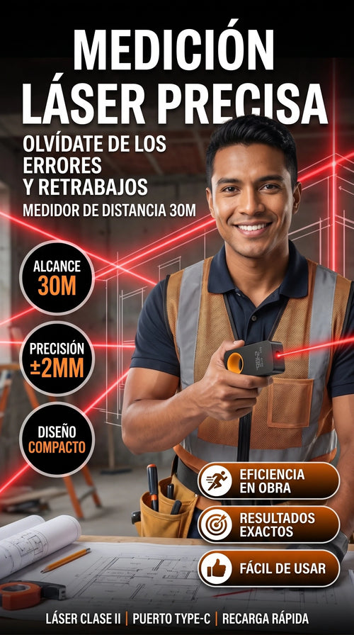MEDIDOR LÁSER DE DISTANCIA